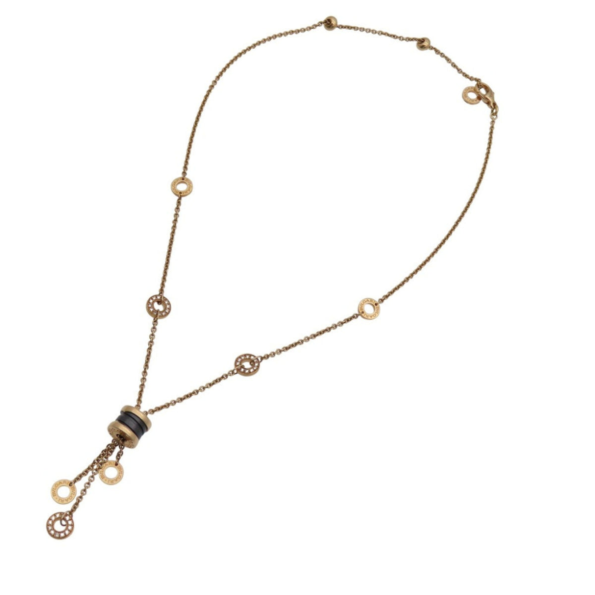 Pendant Necklace Ceramic and 18K Rose Gold