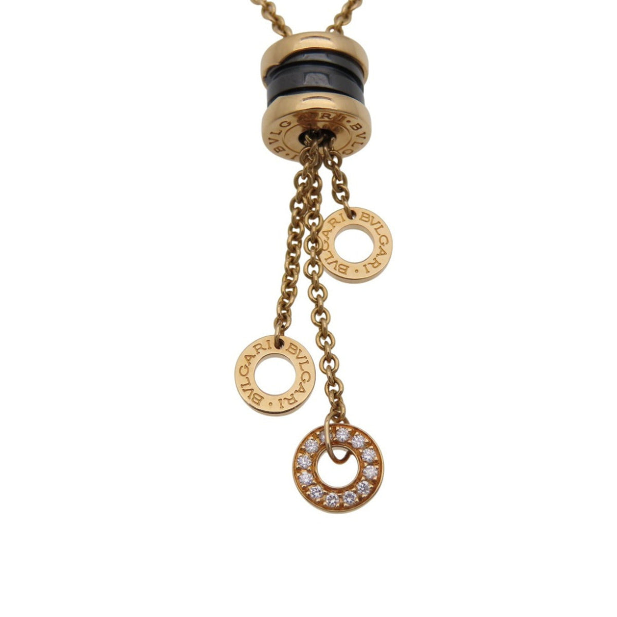 Pendant Necklace Ceramic and 18K Rose Gold
