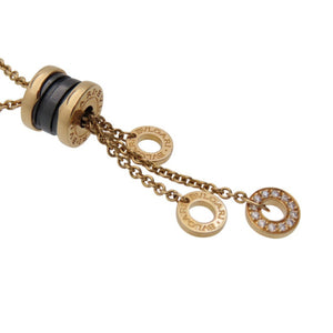 Bvlgari Pendant Necklace Ceramic and 18K Rose Gold - view 6