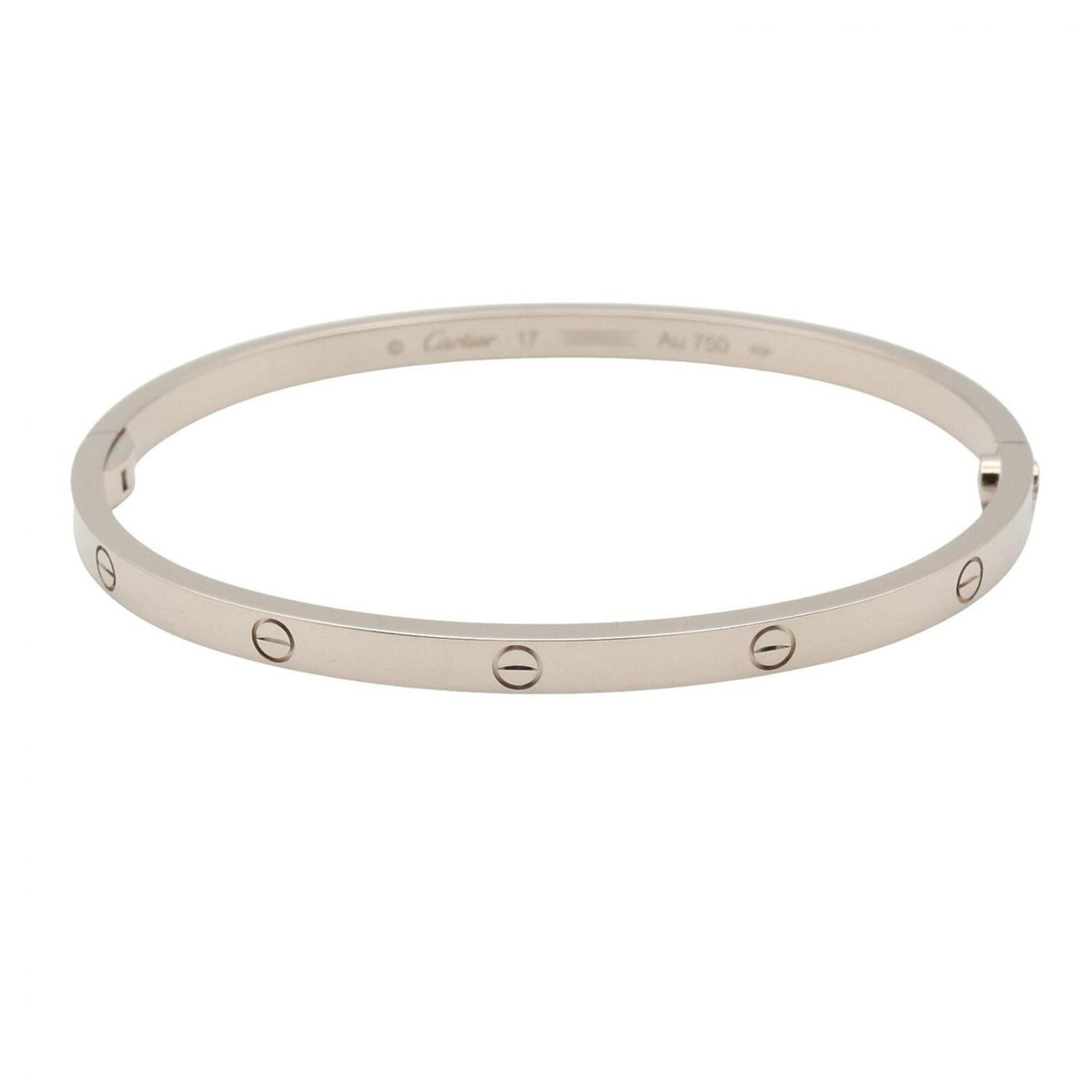 Cartier Love Bracelet 18K White Gold Small