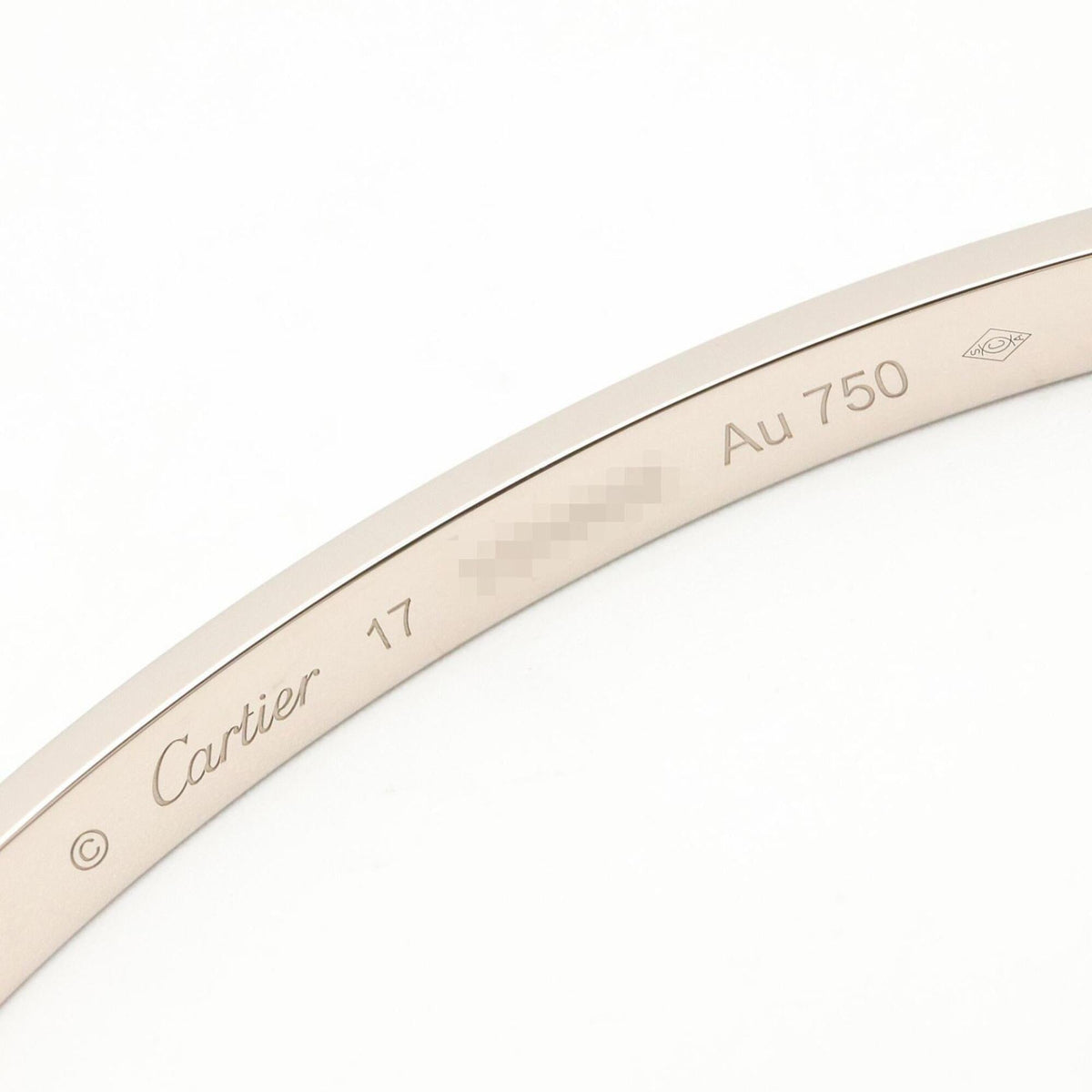 Cartier Love Bracelet 18K White Gold Small – view 3