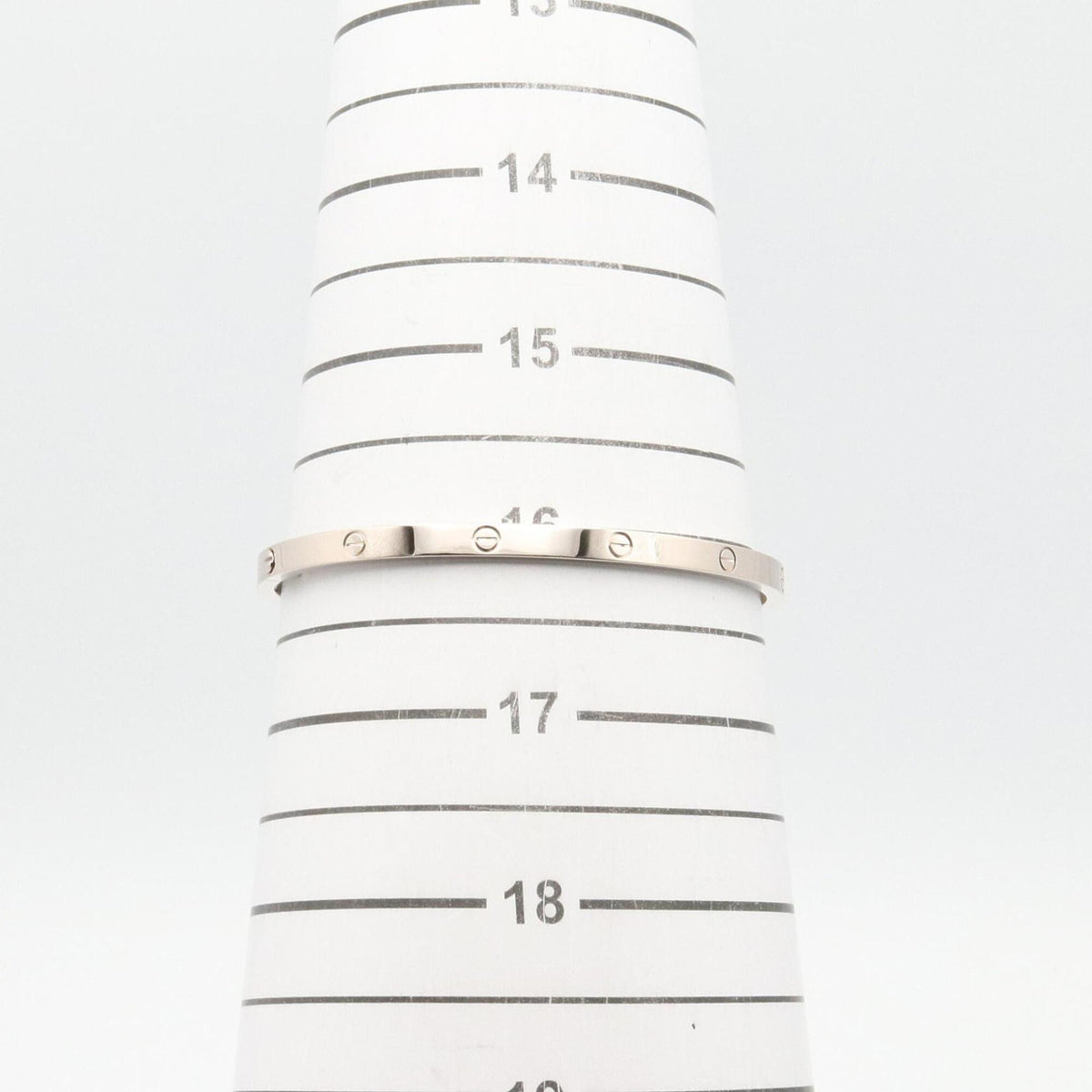 Cartier Love Bracelet 18K White Gold Small – view 5