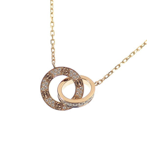 Cartier Love Pendant Necklace 18K Rose Gold with Diamond - view 1