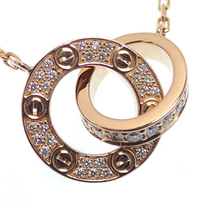 Cartier Love Pendant Necklace 18K Rose Gold with Diamond - view 2