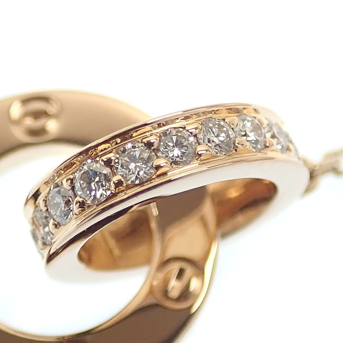 Cartier Love Pendant Necklace 18K Rose Gold with Diamond – view 3