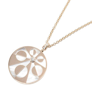 Bvlgari Pendant Necklace 18K Rose Gold with Diamond and Mother of Pearl - view 1