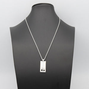 Bvlgari Ingot 1P Diamond Pendant Necklace 18K White Gold - view 6