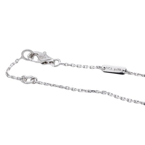 Van Cleef & Arpels Sweet Alhambra Pendant Necklace 18K White Gold - view 5