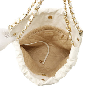 Chanel 22 Chain Hobo Quilted Calfskin Small - view 5
