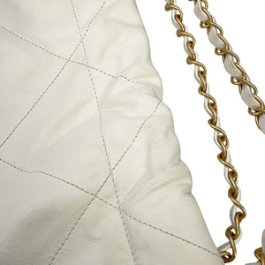 Chanel 22 Chain Hobo Quilted Calfskin Small - view 9