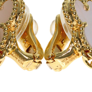 Van Cleef & Arpels Alhambra Earrings 18K Yellow Gold and Onyx 18K Yellow Gold - view 4