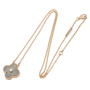 Van Cleef & Arpels Vintage Alhambra Pendant Necklace 18K Rose Gold - view 2