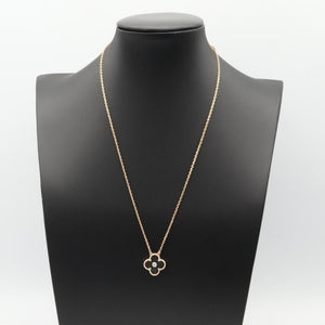 Van Cleef & Arpels Vintage Alhambra Pendant Necklace 18K Rose Gold - view 5