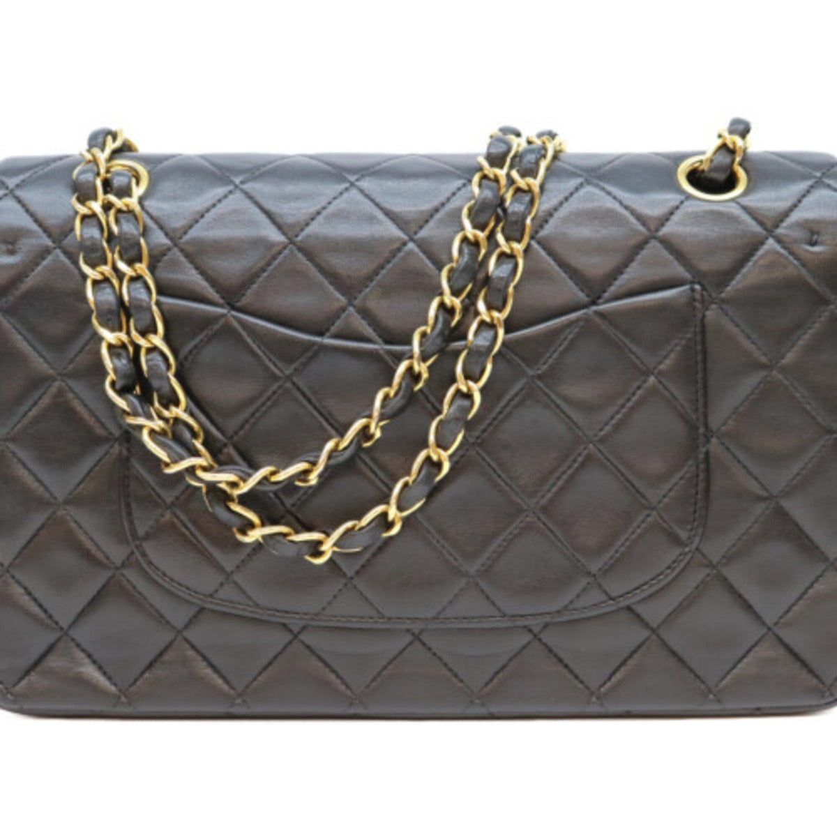 Vintage Classic Double Flap Bag Quilted Lambskin Medium