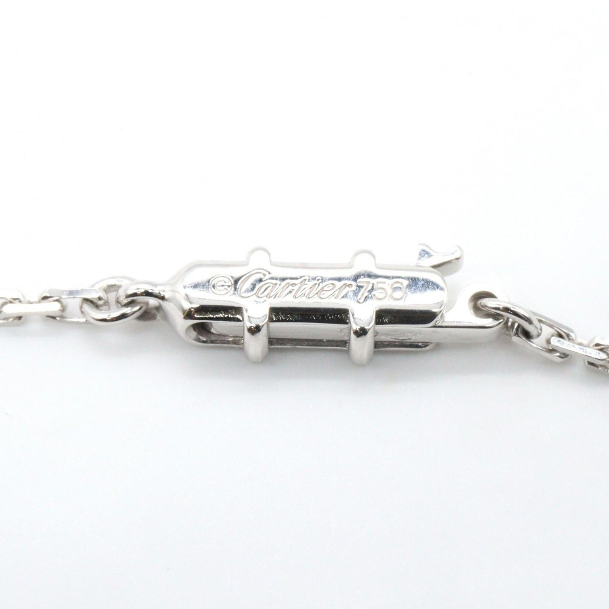 Cartier Pendant Necklace 18K White Gold with Diamond and Onyx – view 3