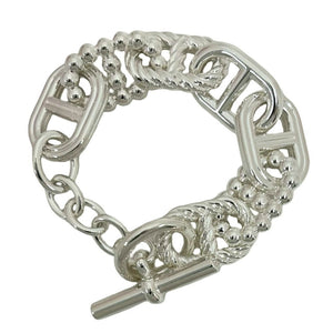 Hermes Chaine d'Ancre Area 2 Bracelet Sterling Silver - view 1