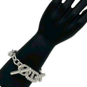 Hermes Chaine d'Ancre Area 2 Bracelet Sterling Silver - view 2