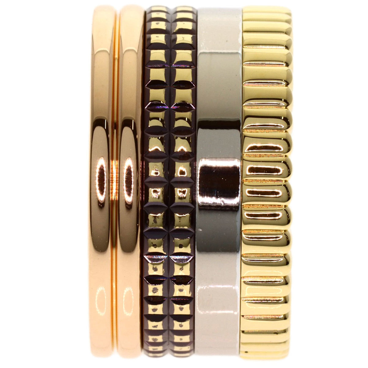 Ring 18K Tricolor Gold