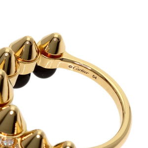 Cartier Ring 18K Rose Gold with Diamond and Onyx - view 5