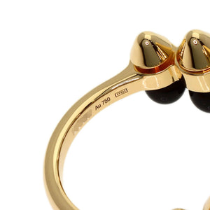 Cartier Ring 18K Rose Gold with Diamond and Onyx - view 6
