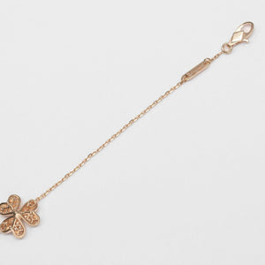 Van Cleef & Arpels Frivole Bracelet 18K Rose Gold Mini with Diamond - view 6