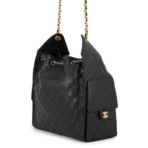 Chanel 25 Hobo Bag Quilted Caviar Medium - view 2