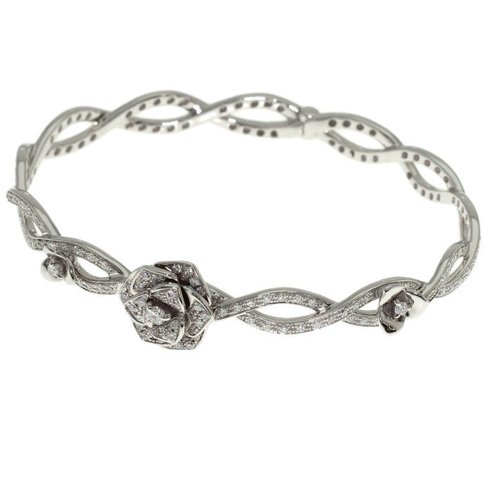 Piaget Rose Full Diamond Bracelet 18K White Gold