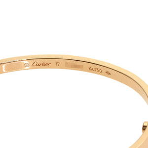 Cartier Love Bracelet 18K Rose Gold - view 4