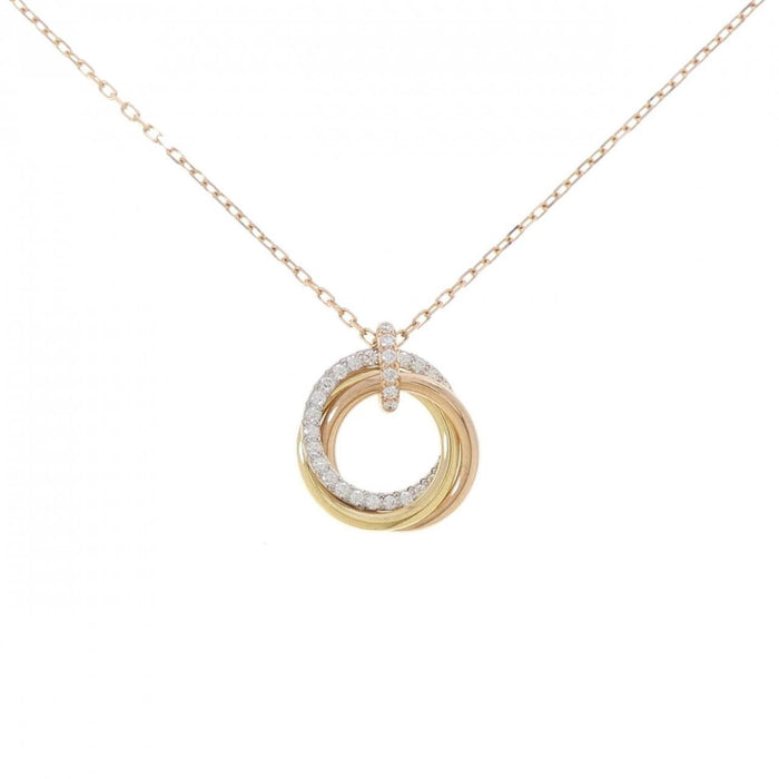 Cartier Trinity Pendant Necklace 18K Tricolor Gold