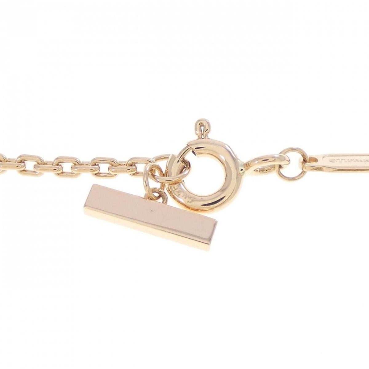 T One Circle Pendant Necklace 18K Rose Gold