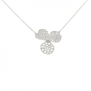 Tiffany & Co. Paper Flower Pendant Necklace Platinum - view 1