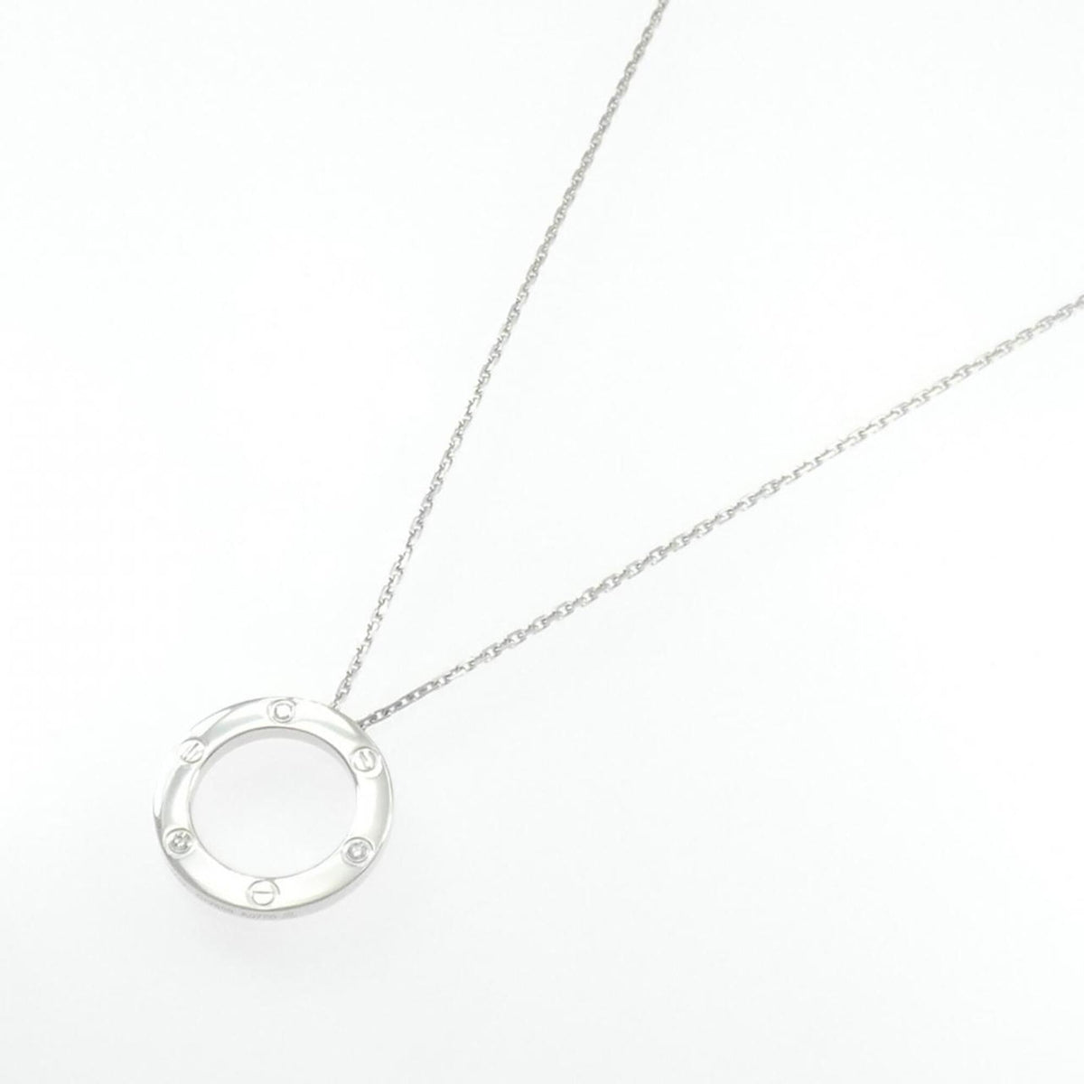 Cartier Pendant Necklace 18K White Gold With Diamond – view 2