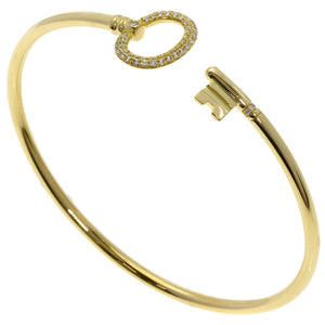 Tiffany & Co. Oval Key Wire Bracelet 18K Yellow Gold - view 2