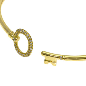 Tiffany & Co. Oval Key Wire Bracelet 18K Yellow Gold - view 3