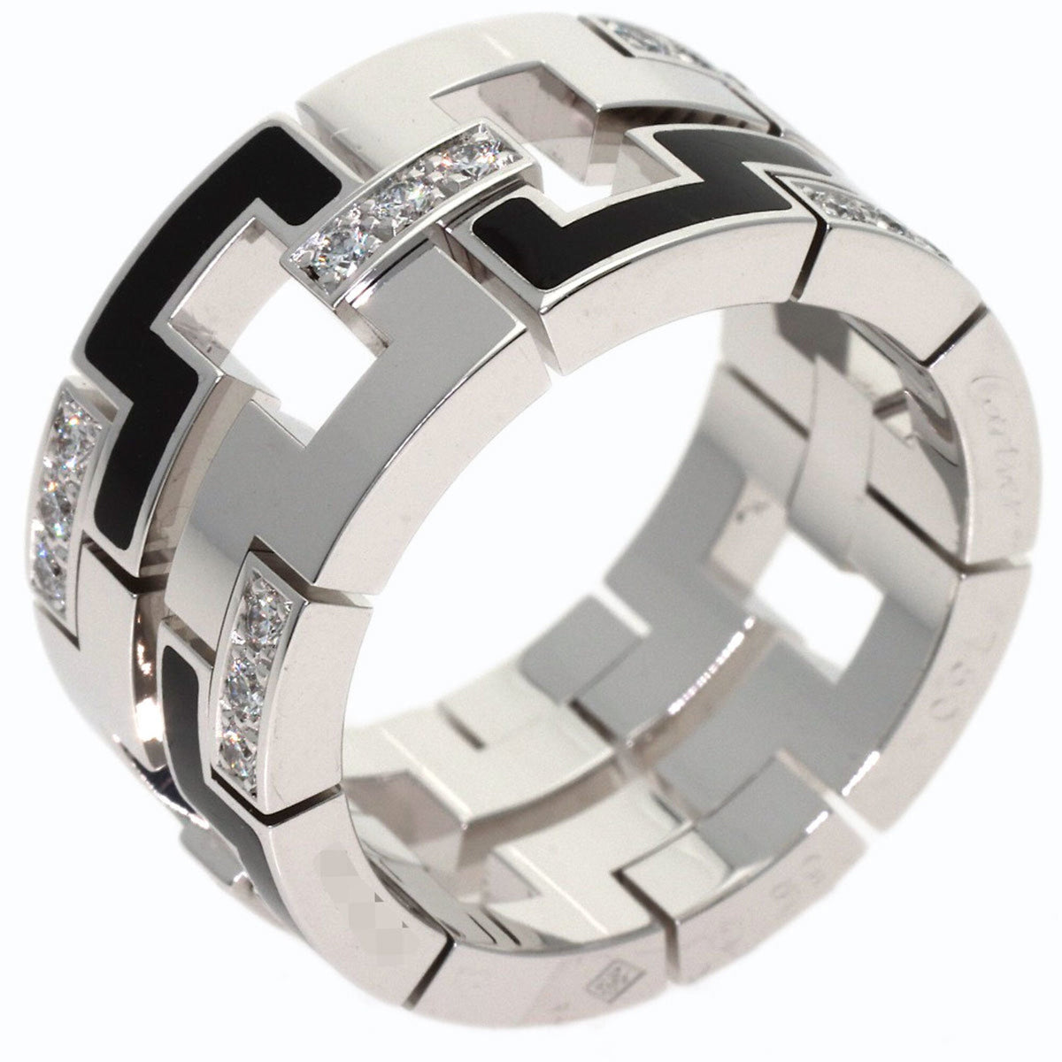 Cartier Dragon Padlock Ring 18K White Gold with Diamond – view 2