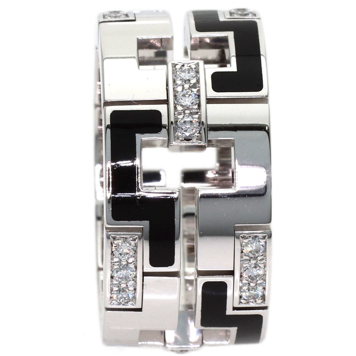 Cartier Dragon Padlock Ring 18K White Gold with Diamond – view 3
