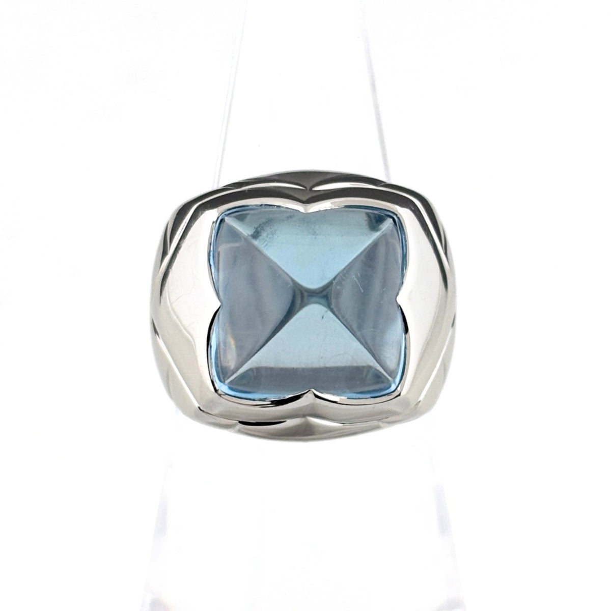 Bvlgari Pyramide Ring With Topaz