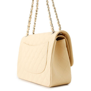 Chanel Classic Double Flap Bag Quilted Caviar Jumbo - view 2