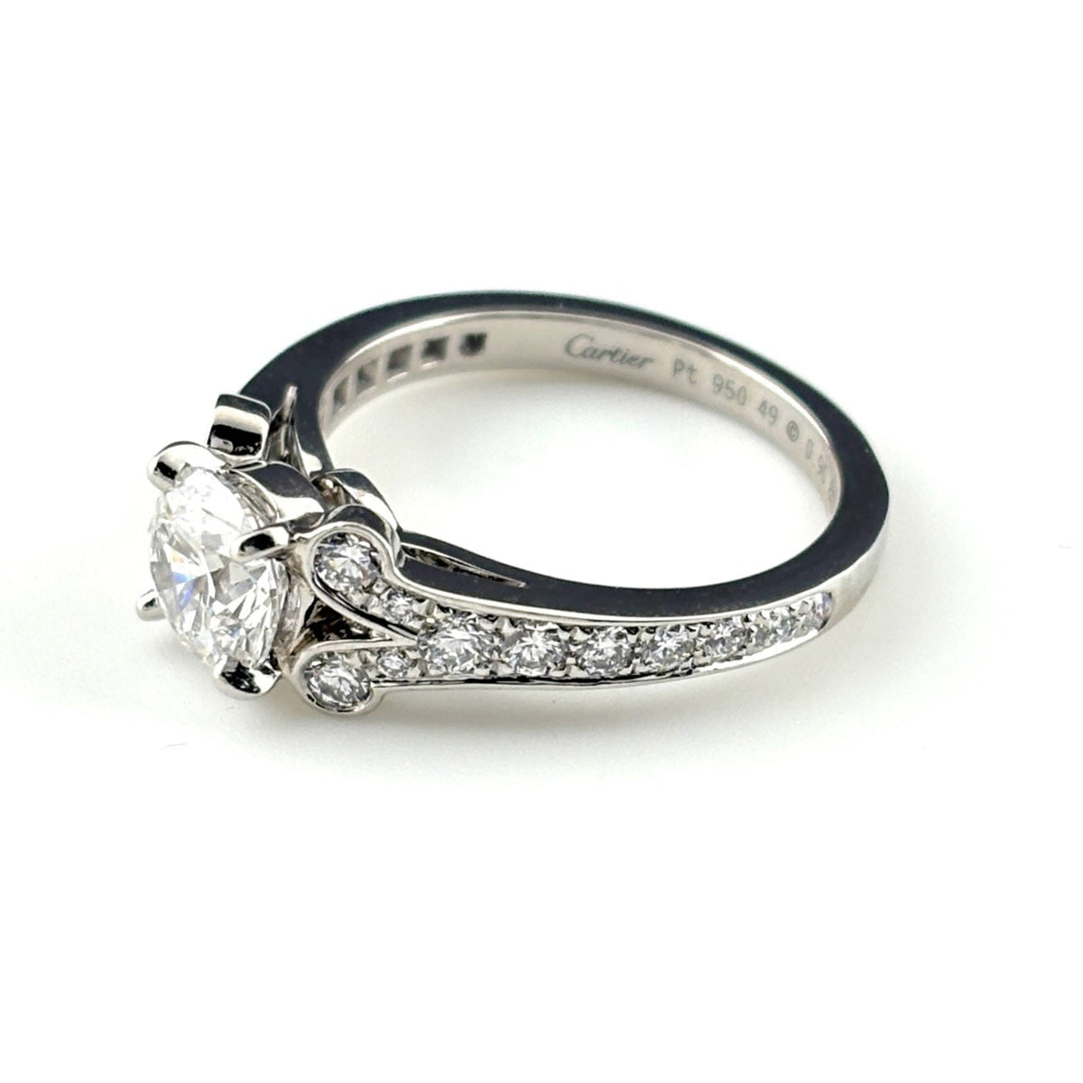 Cartier Ring Platinum With Diamond – view 4