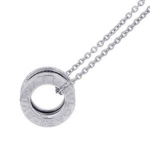 Bvlgari B.Zero1 Pendant Necklace 18K White Gold and Diamond - view 2
