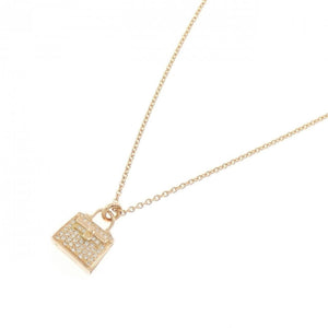 Hermes Pendant Necklace 18K Rose Gold with Diamond - view 2