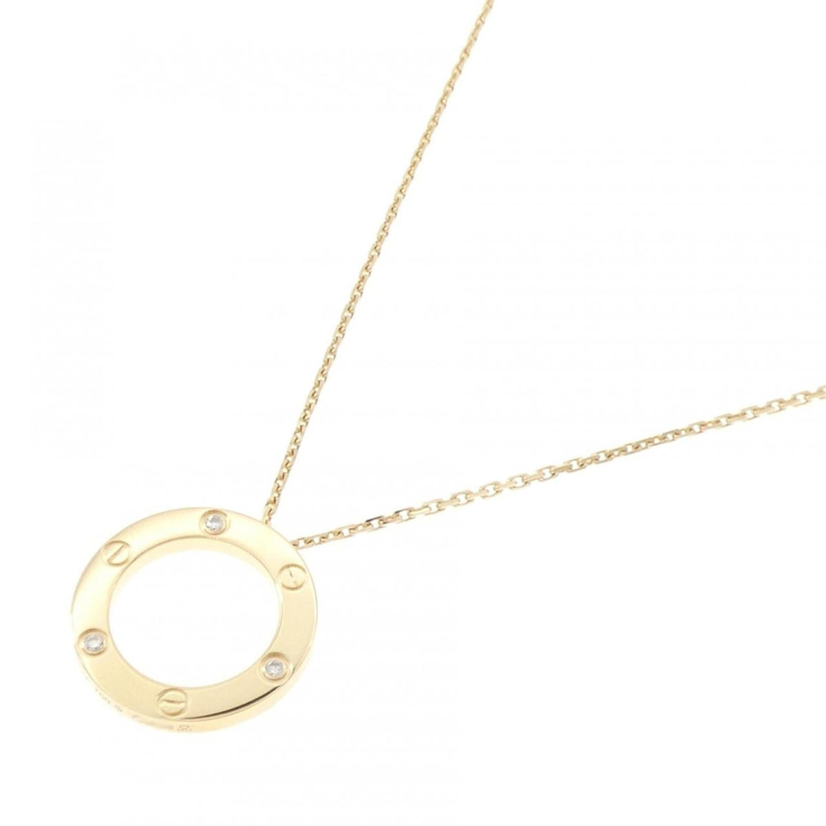 Cartier Pendant Necklace 18K Yellow Gold With Diamond – view 2