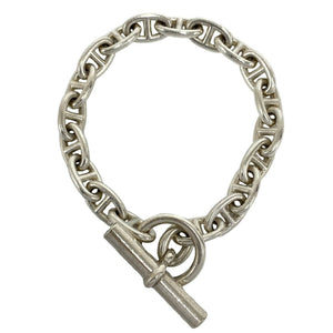 Hermes Chaine d'Ancre Bracelet Sterling Silver Medium - view 1