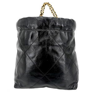 Chanel 22 Chain Hobo Quilted Calfskin with Pearl Chain Mini - view 2