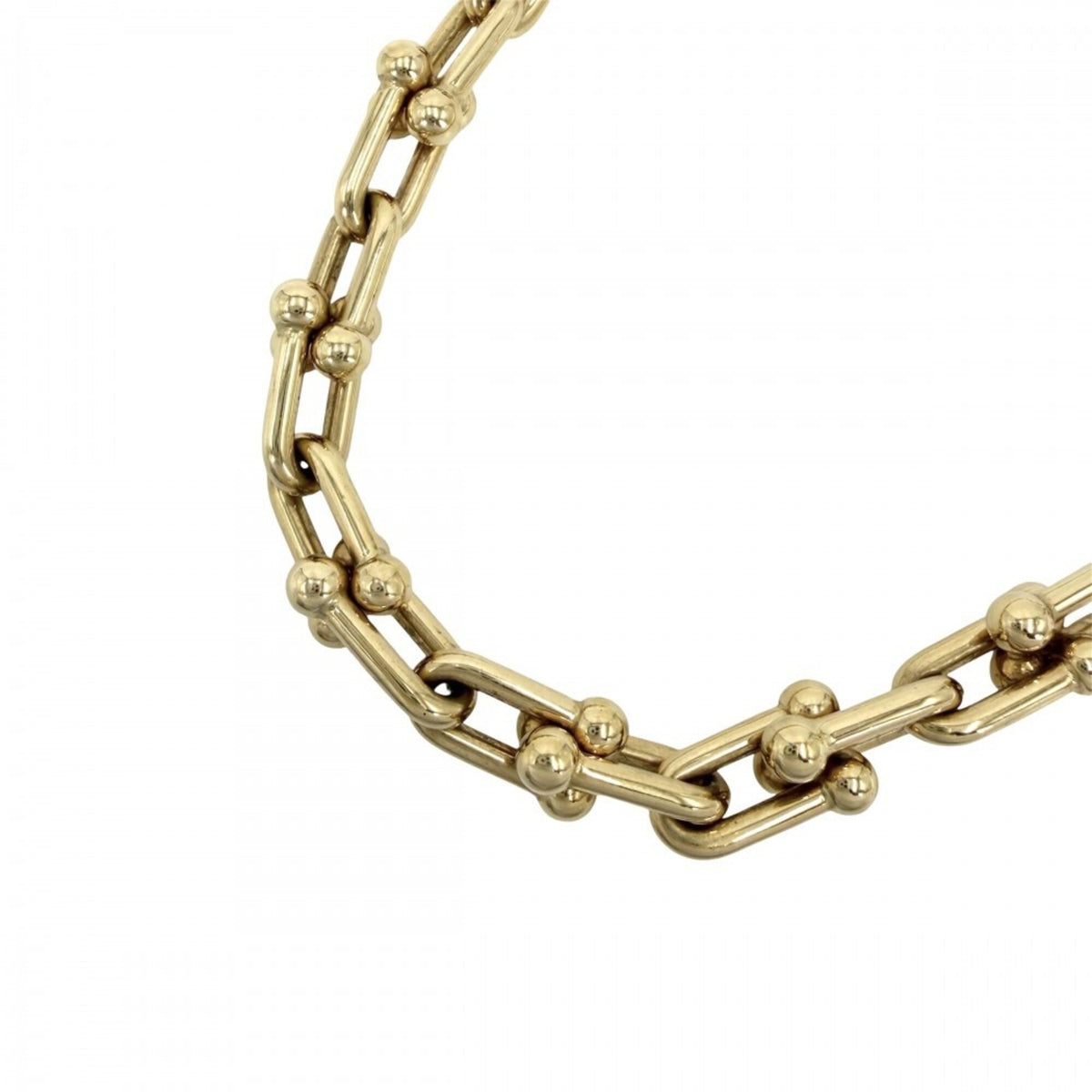 Tiffany & Co. Hardware Pendant Necklace 18K Yellow Gold