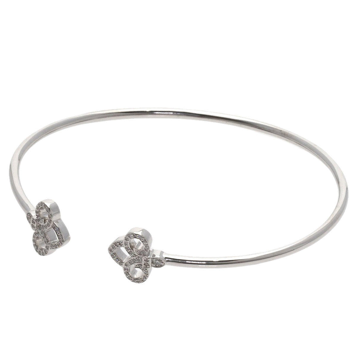 Tiffany & Co. Fleur-de-lis Bracelet 18K White Gold with Diamond