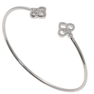 Tiffany & Co. Fleur-de-lis Bracelet 18K White Gold with Diamond - view 2