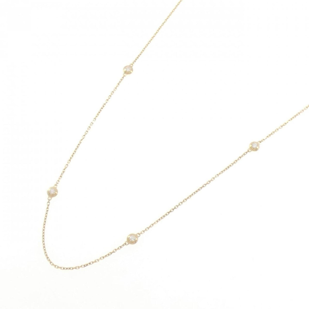 Cartier Diamants Légers Pendant Necklace 18K Yellow Gold – view 2