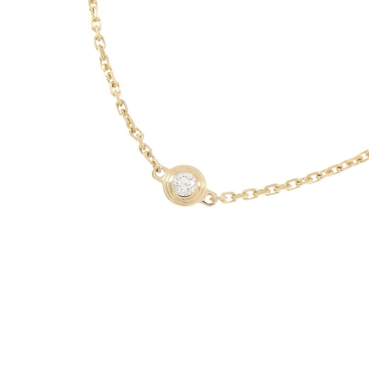 Cartier Diamants Légers Pendant Necklace 18K Yellow Gold – view 3