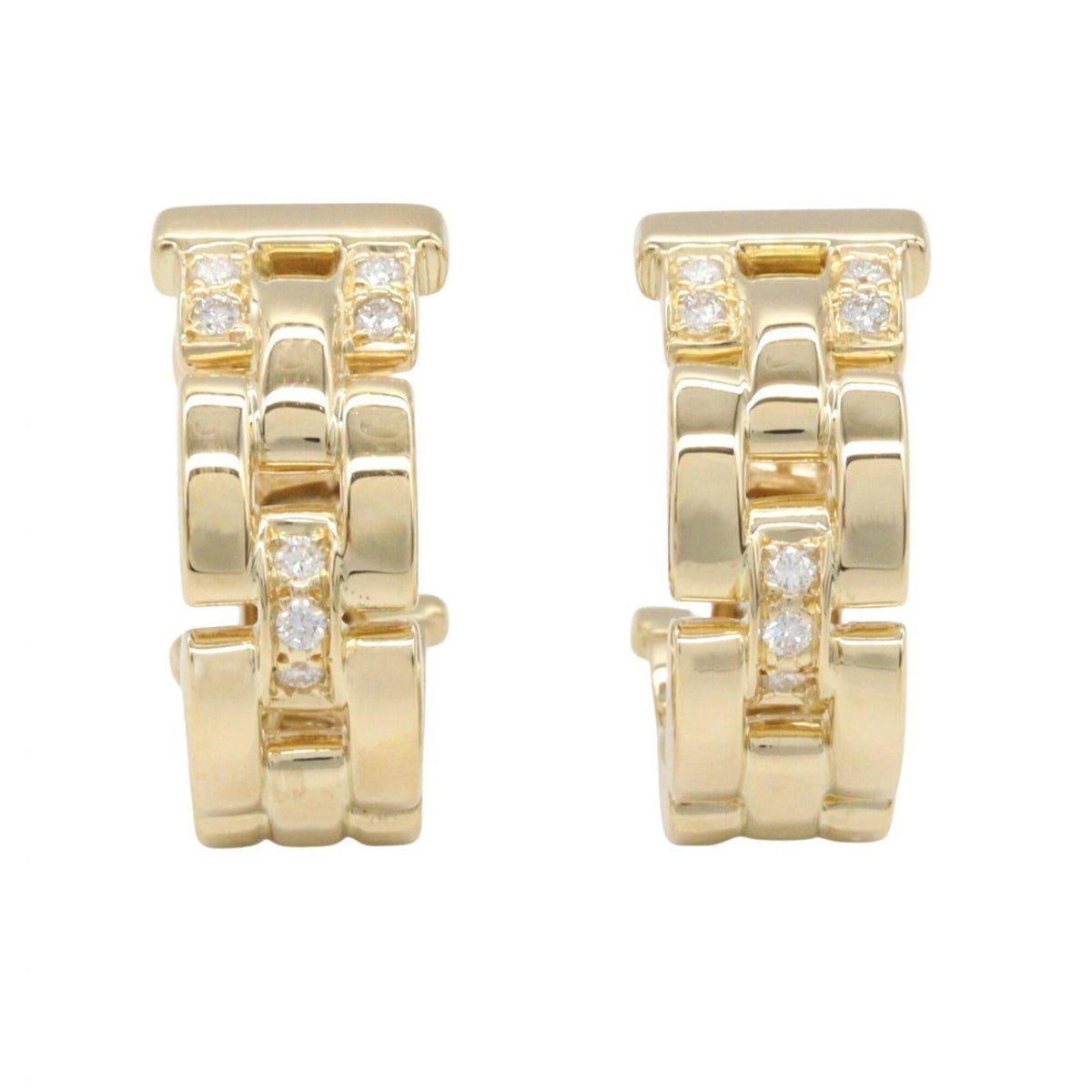Cartier Panthere Earrings 18K Yellow Gold 20mm 18K Yellow Gold
